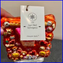 Christopher Radko SUGAR SHACK EXTRAVAGANZA Glass Ornament Limited Edition Large Christopher Radko SUGAR SHACK EXTRAVAGANZA Glass Ornament Limited Edition Large
