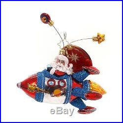 Christopher Radko Santa Blast! Ornament
