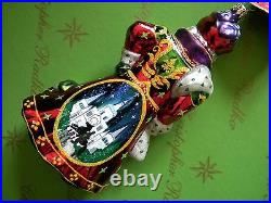 Christopher Radko Santa Knows What It Means Glass Ornament