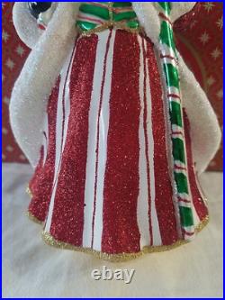 Christopher Radko Santa Peppermint Candy Kringle 7 1/2 Ornament RARE WithBOX