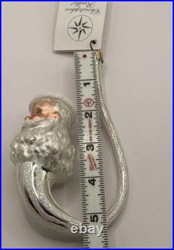 Christopher Radko Santa Pipe Ornament Intricate Handmade Glass Ornament Rare Christopher Radko Santa Pipe Ornament Intricate Handmade Glass Ornament Rare