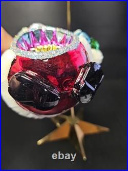 Christopher Radko Santa Reflector Christmas Ornament 2003-Rare Piece Christopher Radko Santa Reflector Christmas Ornament 2003-Rare Piece