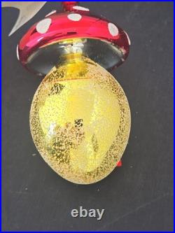 Christopher Radko Santa Shroom Ornament Estate Find