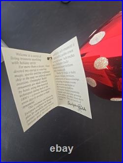 Christopher Radko Santa Shroom Ornament Estate Find