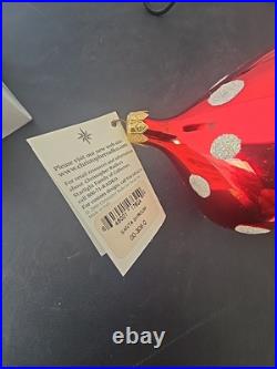 Christopher Radko Santa Shroom Ornament Estate Find