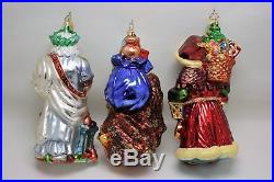 Christopher Radko Santa Through The Centuries Set of 11 of 12 Ornaments Lot