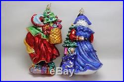 Christopher Radko Santa Through The Centuries Set of 11 of 12 Ornaments Lot