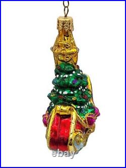 Christopher Radko Santas Magic Sleigh Christmas Tree Holiday Ornament 1021278