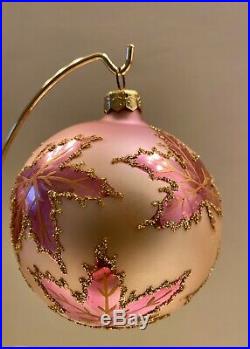 Christopher Radko Scarlett's Wedding Dress PINK Christmas Ornament 4.5