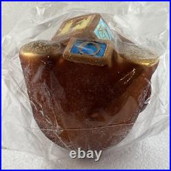 Christopher Radko Schwarz FAO Bear With Blocks Sealed Plastic WithTag #1535 NEW