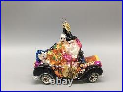 Christopher Radko Scream Team Halloween Car Glass Christmas Ornament