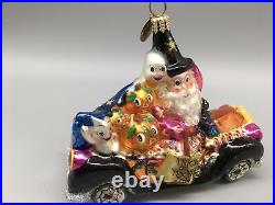 Christopher Radko Scream Team Halloween Car Glass Christmas Ornament