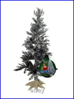 Christopher Radko Shiny Brite 48 Holiday Silver Sparkle Tree #4014440