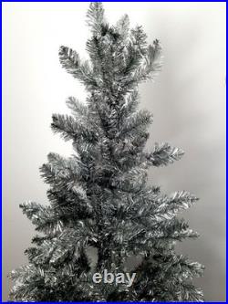 Christopher Radko Shiny Brite 48 Holiday Silver Sparkle Tree #4014440