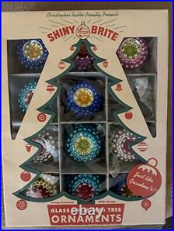 Christopher Radko Shiny Brite Glass Christmas Ornaments