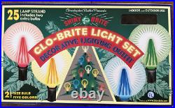 Christopher Radko Shiny Brite Glo-Brite 25 Light Set Christmas Lights