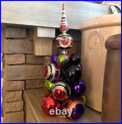 Christopher Radko Shiny Brite Halloween Cluster Tree 2017 15
