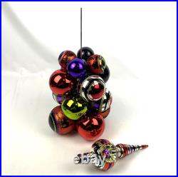 Christopher Radko Shiny Brite Halloween Cluster Tree 2017 15