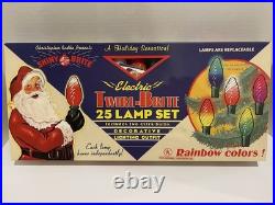 Christopher Radko Shiny Brite Twirl-brite 25 Lamp Christmas Light Set New In Box