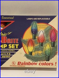 Christopher Radko Shiny Brite Twirl-brite 25 Lamp Christmas Light Set New In Box