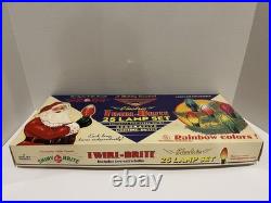 Christopher Radko Shiny Brite Twirl-brite 25 Lamp Christmas Light Set New In Box