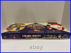 Christopher Radko Shiny Brite Twirl-brite 25 Lamp Christmas Light Set New In Box