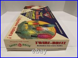 Christopher Radko Shiny Brite Twirl-brite 25 Lamp Christmas Light Set New In Box