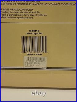 Christopher Radko Shiny Brite Twirl-brite 25 Lamp Christmas Light Set New In Box