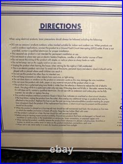 Christopher Radko Shiny Brite Twirl-brite 25 Rainbow Colors Light Set All Work