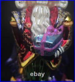 Christopher Radko Sir Walter Nutley Lrg Nutcracker Glass Christmas Ornament 10
