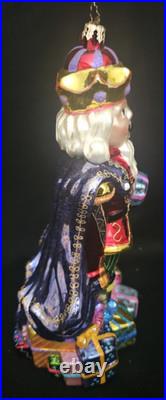 Christopher Radko Sir Walter Nutley Lrg Nutcracker Glass Christmas Ornament 10