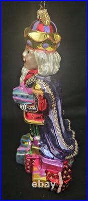 Christopher Radko Sir Walter Nutley Lrg Nutcracker Glass Christmas Ornament 10