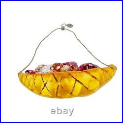 Christopher Radko Sleepy Time Santa Hammock Glass Christmas Ornament