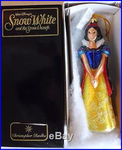 Christopher Radko Snow White & 7 Dwarfs Ornaments