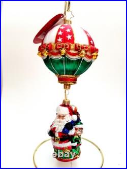 Christopher Radko Soaring To Holiday Heights #1020960 Hot Air Balloon Dangle Christopher Radko Soaring To Holiday Heights #1020960 Hot Air Balloon Dangle