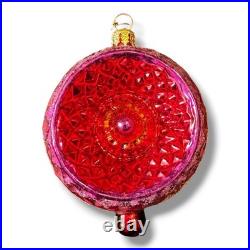 Christopher Radko Spectrum Spectacular 01-0397-0 Ornament Purple & Orange