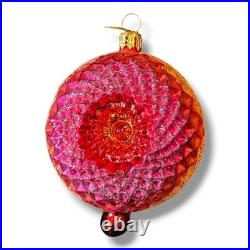 Christopher Radko Spectrum Spectacular 01-0397-0 Ornament Purple & Orange