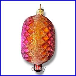 Christopher Radko Spectrum Spectacular 01-0397-0 Ornament Purple & Orange
