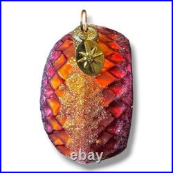 Christopher Radko Spectrum Spectacular 01-0397-0 Ornament Purple & Orange