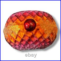 Christopher Radko Spectrum Spectacular 01-0397-0 Ornament Purple & Orange