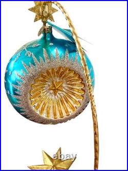 Christopher Radko Star Blazer Triple Reflector Ornament 5 1013384 SUPER RARE