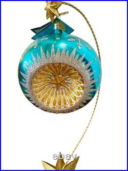 Christopher Radko Star Blazer Triple Reflector Ornament 5 1013384 SUPER RARE