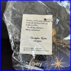 Christopher Radko Starbuck Santa Ornament 1994 Wire Wrapped New Unopened in Box