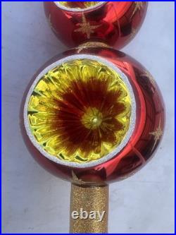 Christopher Radko Starburst Red Star Tree Topper