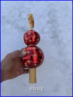 Christopher Radko Starburst Red Star Tree Topper
