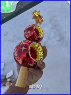 Christopher Radko Starburst Red Star Tree Topper