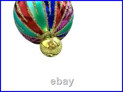 Christopher Radko Striped Cavalcade Drop Ornament 01-0381-0 RARE
