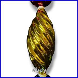 Christopher Radko Swirl Round Drop Ornament 02-0526-0