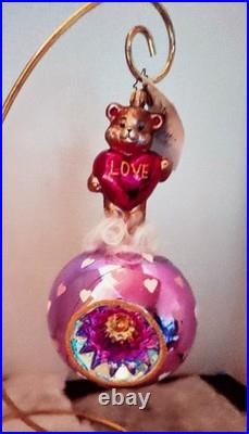 Christopher Radko'TEDDY LOVE Ornament