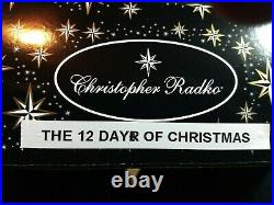 Christopher Radko THE 12 DAYS OF CHRISTMAS 1016303 CLASSIC CAROLS COLLECTION